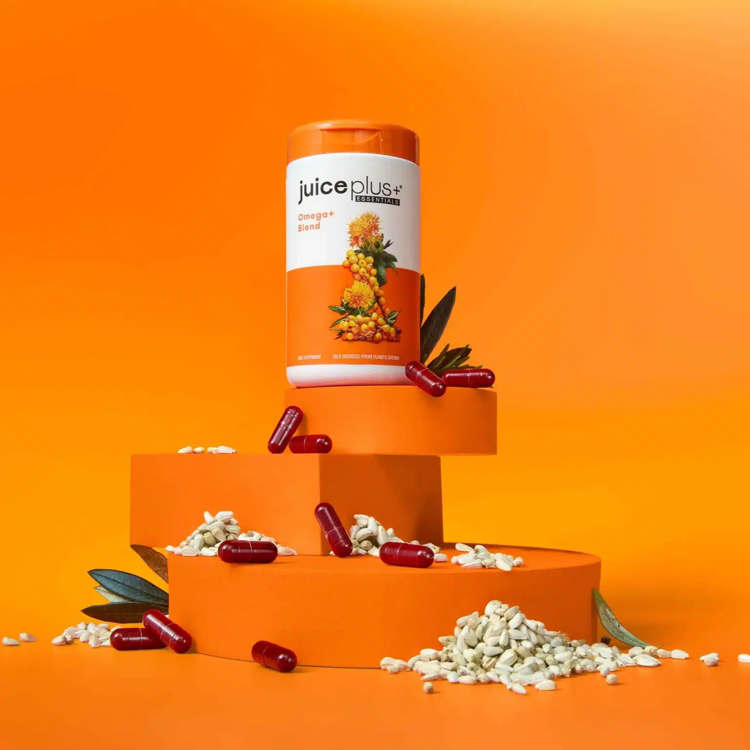 Juice Plus+ Obst-, Gemüse-, Beeren- & Omega+ Auslese Omega Kapseln