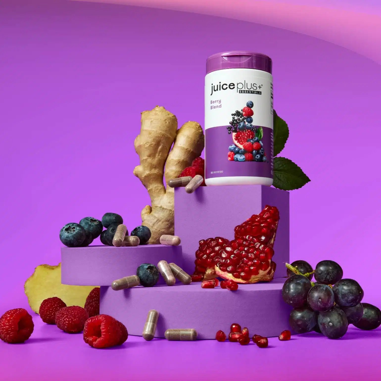 Juice Plus+ Obst-, Gemüse-, Beeren- & Omega+ Auslese Beeren Kapseln